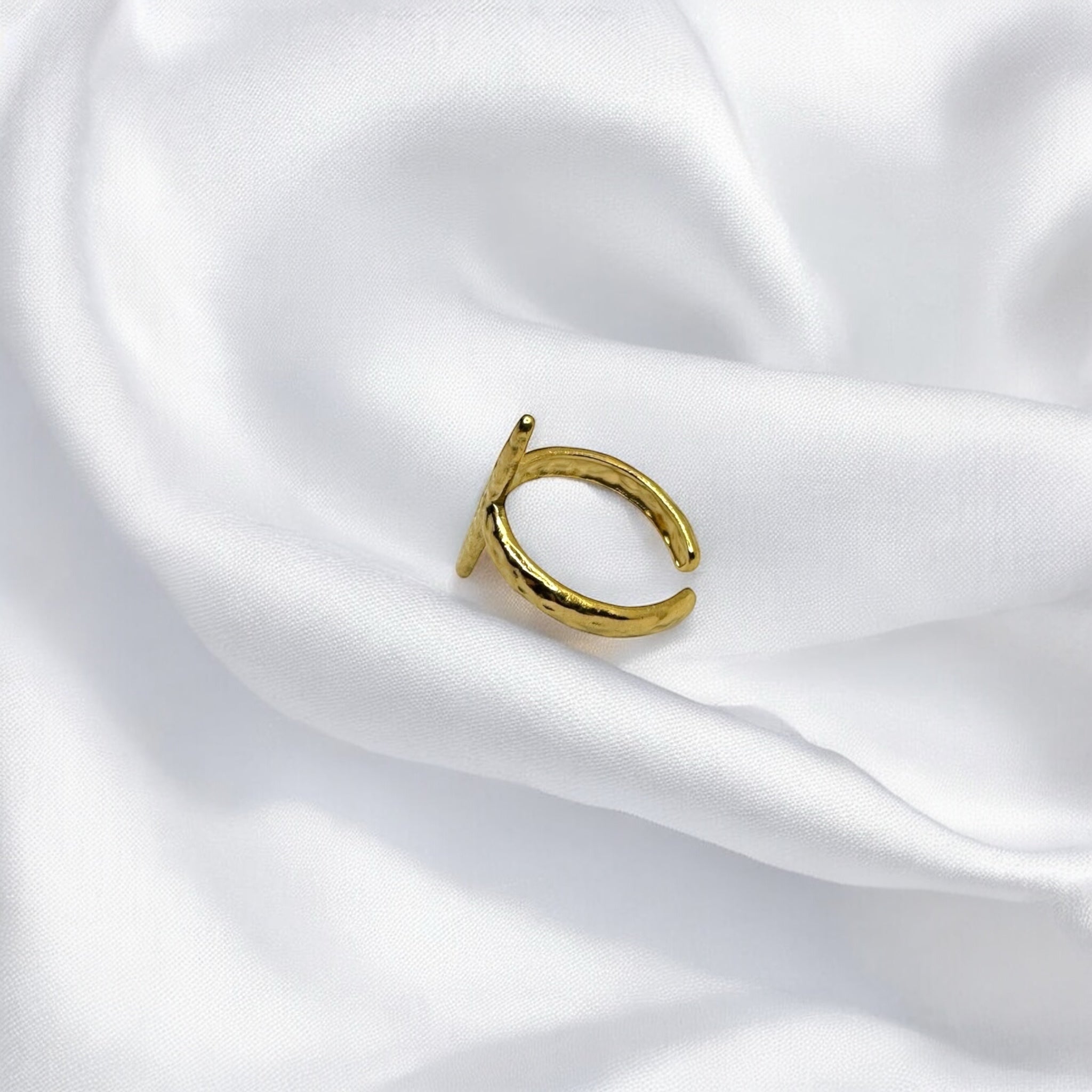 Anello orion gold regolabile Sharifa Crystals